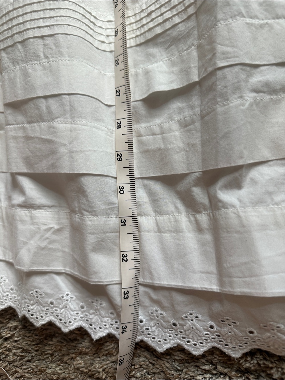Quince 100% organic cotton Poplin Pintuck maxi skirt - NWOT - Picture 3 of 8
